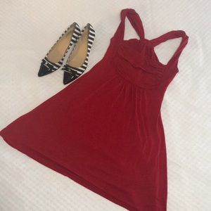 Red stretchy dress